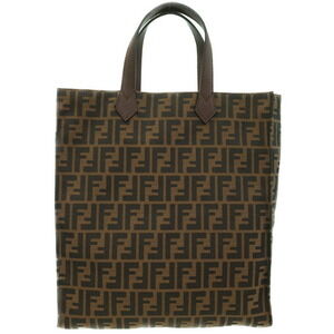 Fendi tote bag shopper Zucca FF monogram canvas Brown